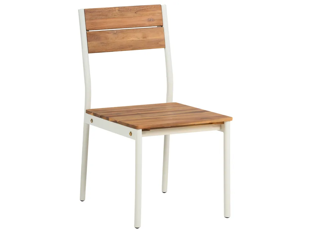 Garden Dining Set 4 Seater GIOVINAZZO Acacia Wood Brown_1125283