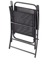 Set of 6 Garden Chairs LIVO Metal Black_772160