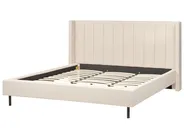 Bed Boucle VILLETTE 180 x 200 cm (EU Super King) Beige_882694