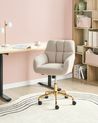 Desk Chair PALMDALE Boucle Light Beige