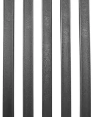 Set of 4 Garden Chairs ARICCIA Black_988779