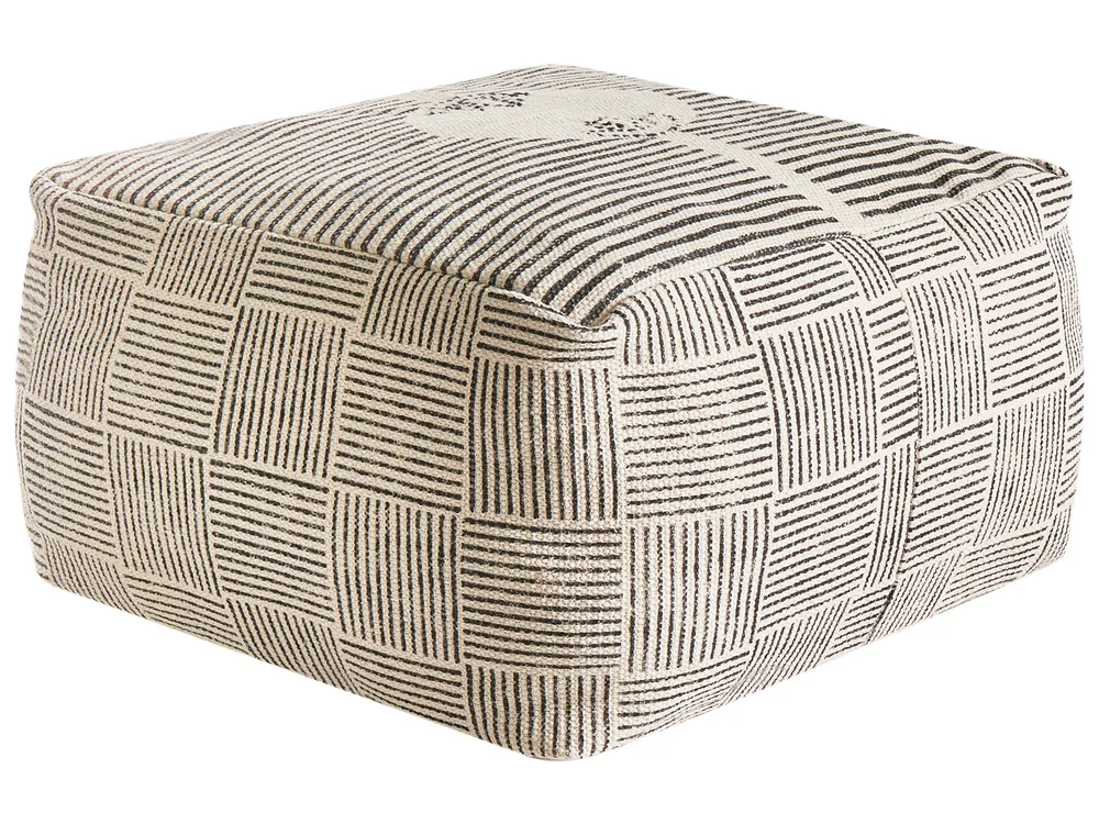 Pouffe LUTZ Cotton Grey