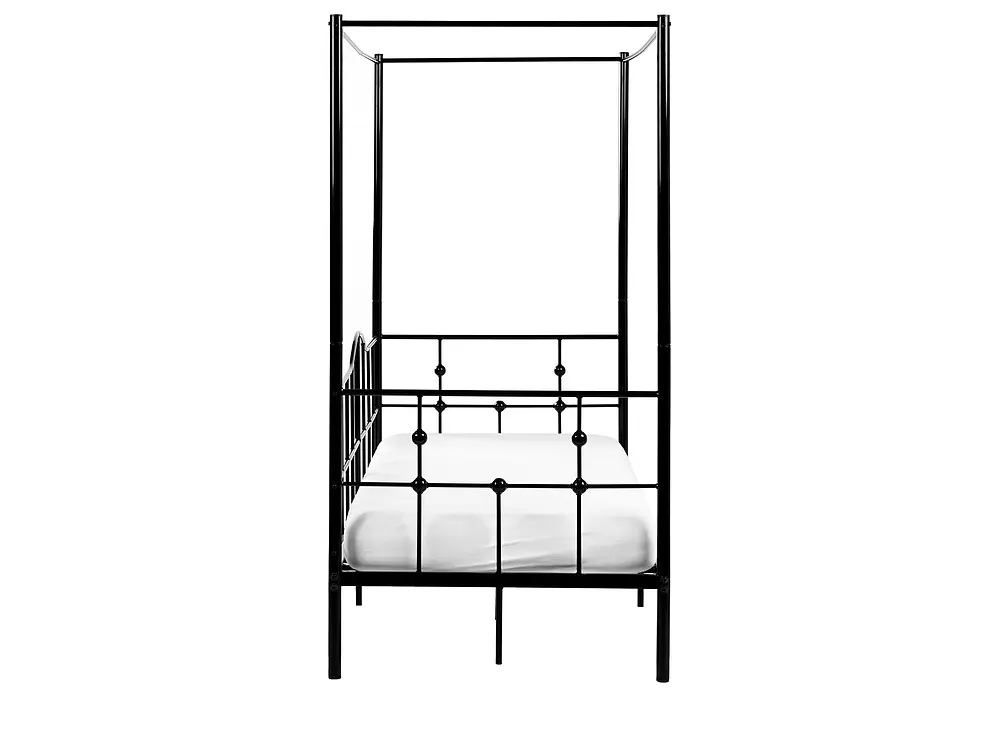 Pylvässänky Metalli ARTONNE 90 x 200 cm Musta_1141714