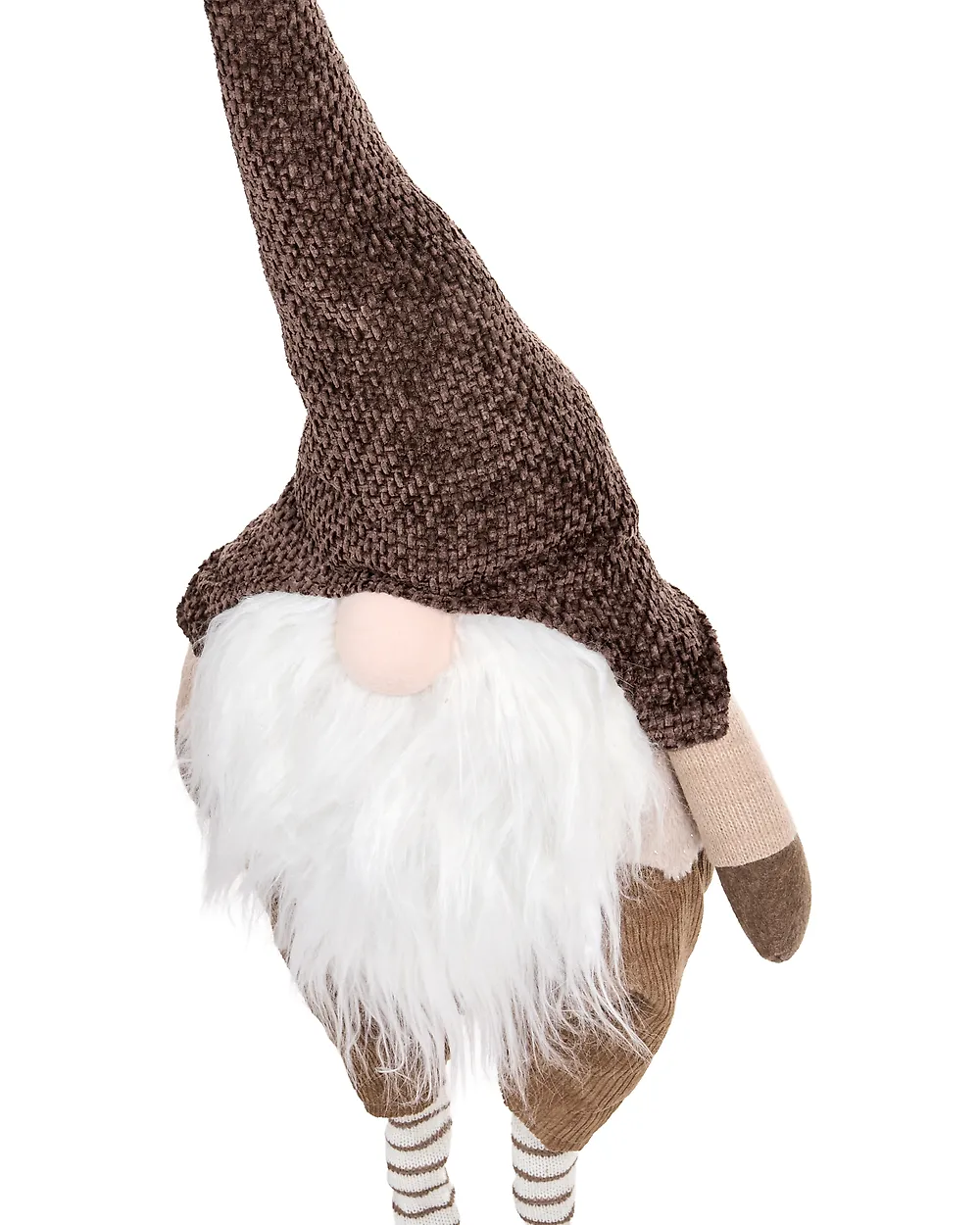 Set of 3 Christmas Decorations KOSKENKORVA 70/58-80/80-104 cm Gnome Brown_1174193