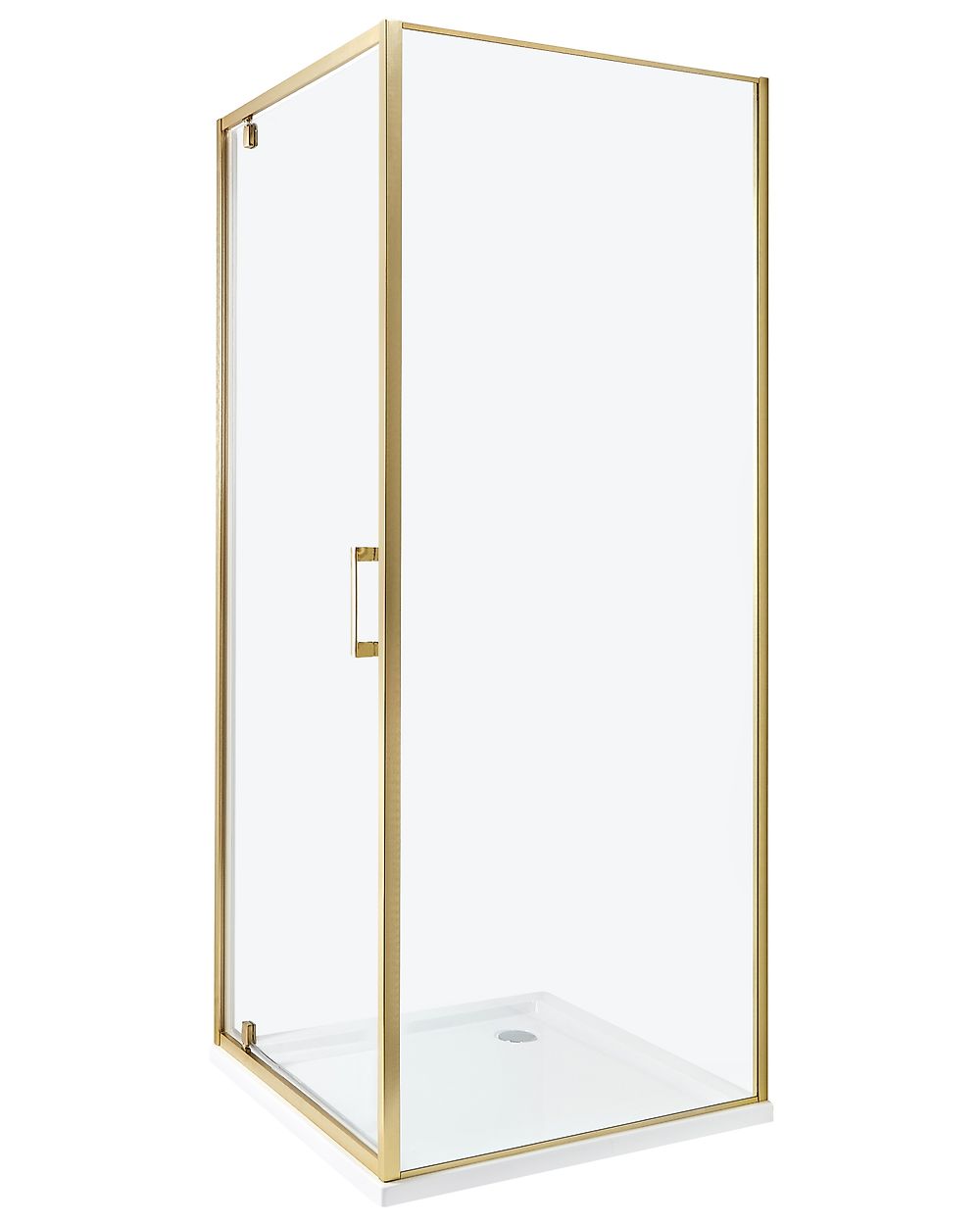 Dusjkabinett DARLI 70 x 70 x 185 cm Gull