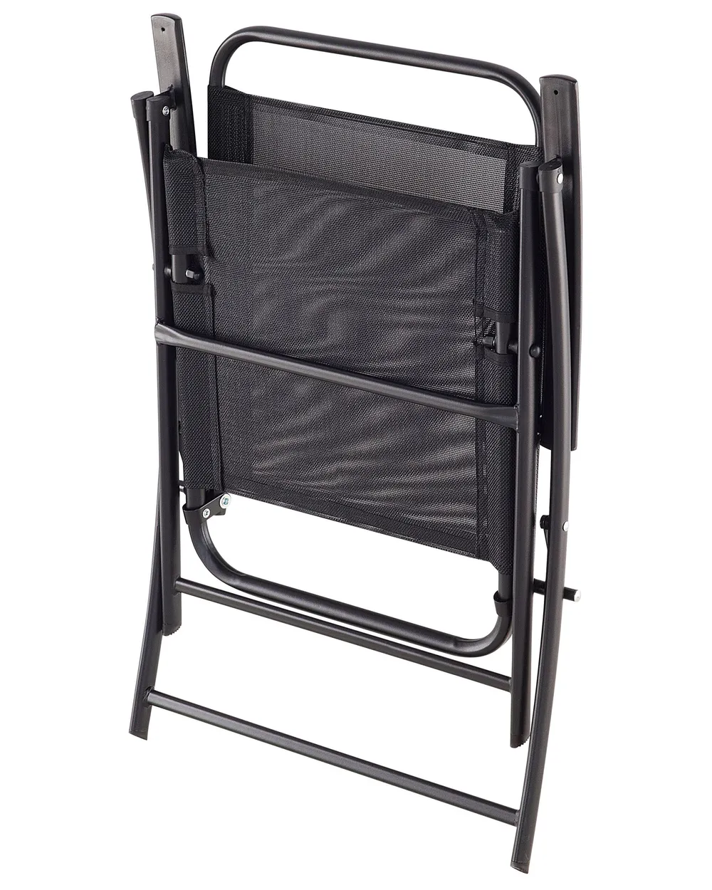 Set of 6 Garden Chairs LIVO Metal Black_772160