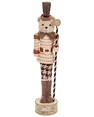 Koristesetti 2 kpl HAMARI 66/68 cm Karhu Poro Beige_1156746