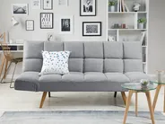 Sofa Bed 2 Seater INGARO Fabric Grey_711904