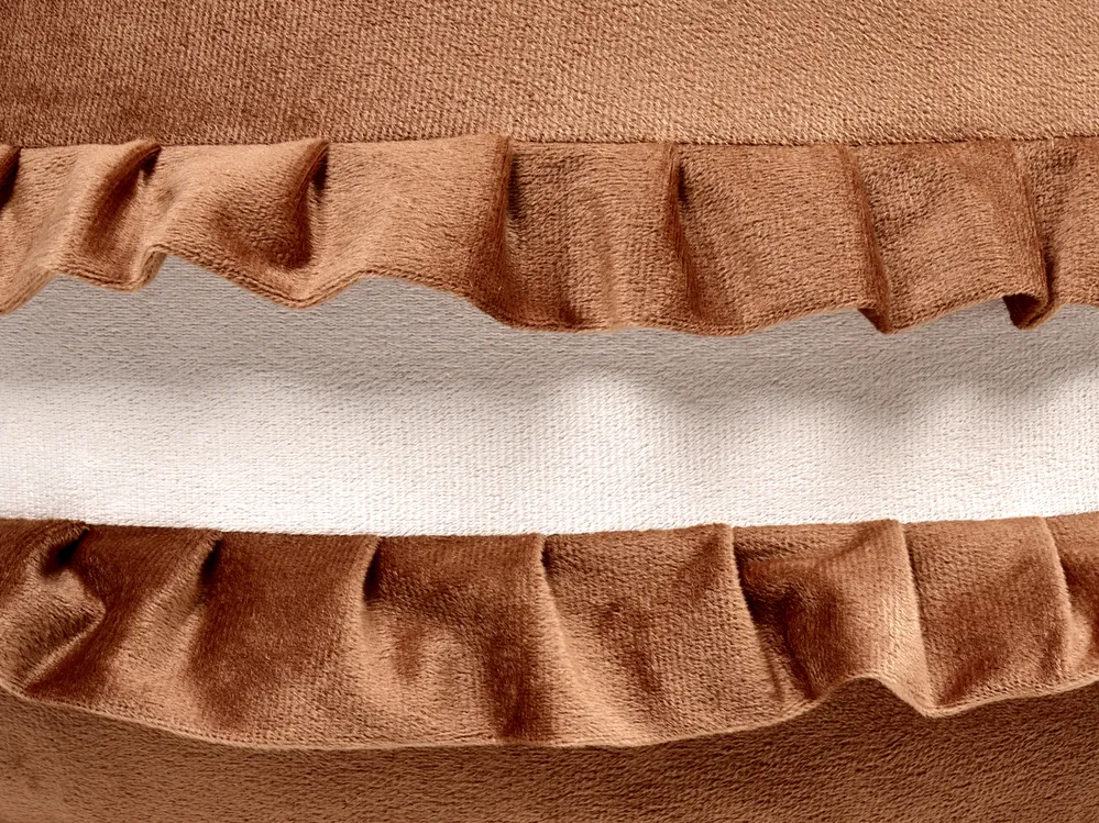 Barnpuff MAROT Sammet Brun_1046884