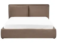 Ottoman Bed BAJONNA Boucle Brown 160 x 200 cm (EU King Size)_966174