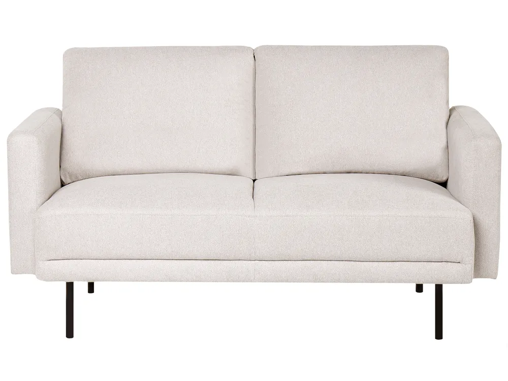 Sofa 2 Seater BREDA Fabric Light Beige