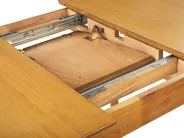 Extending Dining Table TOMS Light Brown 100/130 cm 80 cm_826954