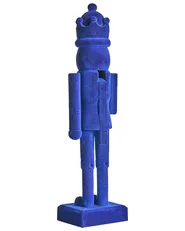 Set med 2 figuriner FLATEY 40 cm Nötknäckare Blå_1009147