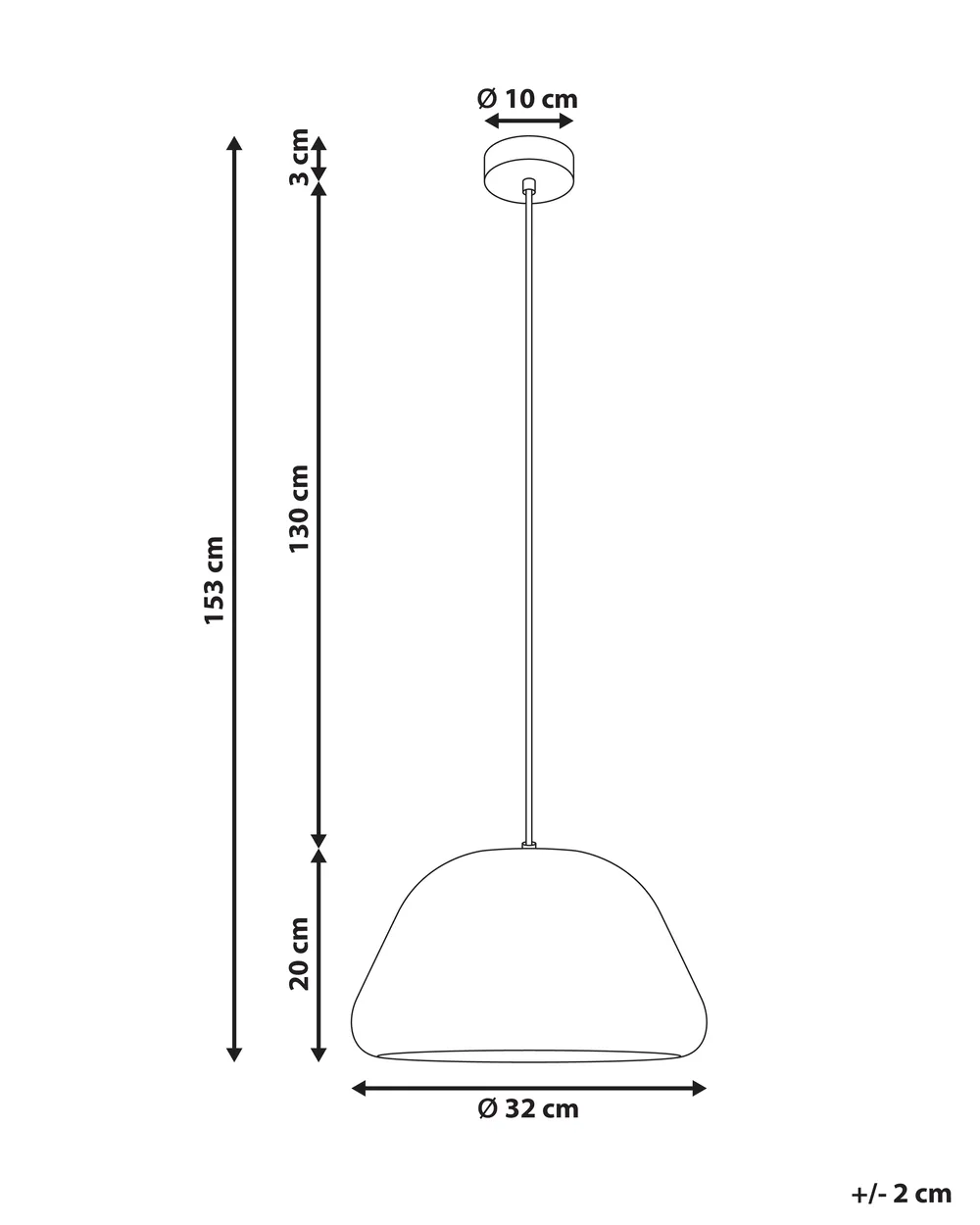 Pendellampa JOKU Metall Röd_987766