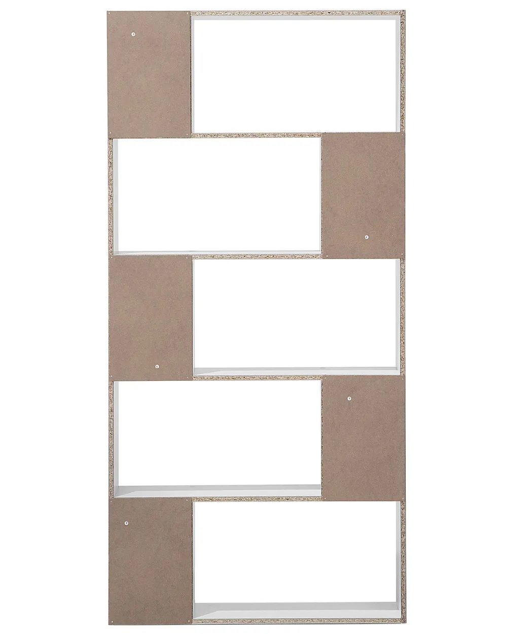 5 Tier Bookcase ORILLA 174 cm White_708080