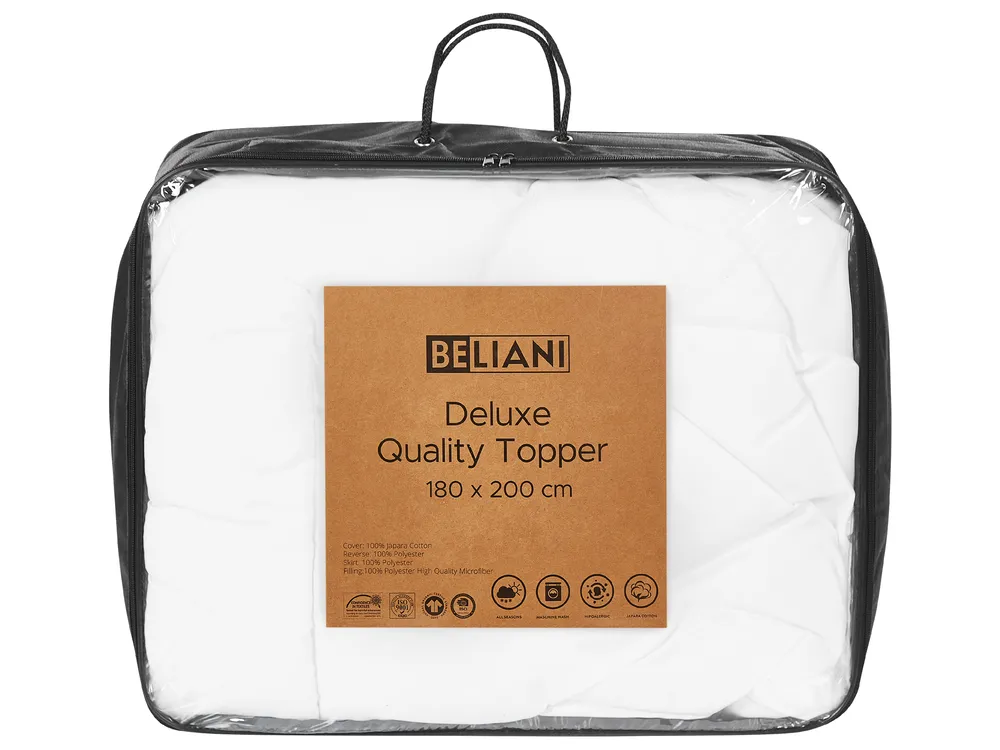 Polyester Mattress Topper MULHACEN 180 x 200 cm (Super King Size)_883479