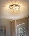 Ljuskrona ESMELLE S Kristall Silver