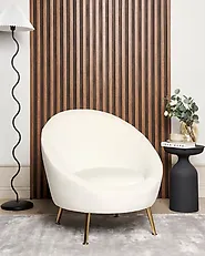 Armchair LANGA Velvet Off-White_1182945