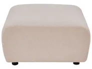 Modular Corner Sofa 5 Seater KIVVIK with Ottoman Boucle Beige Left Hand_1047737