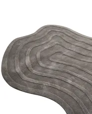 Rug SATNA Dark Grey 160 x 230 cm Wool_1036947
