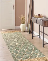 Rug TELLIKAYA Green 80 x 300 cm Jute_886255