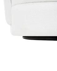 Swivel Armchair ANDALEN Fabric Off-White_966834