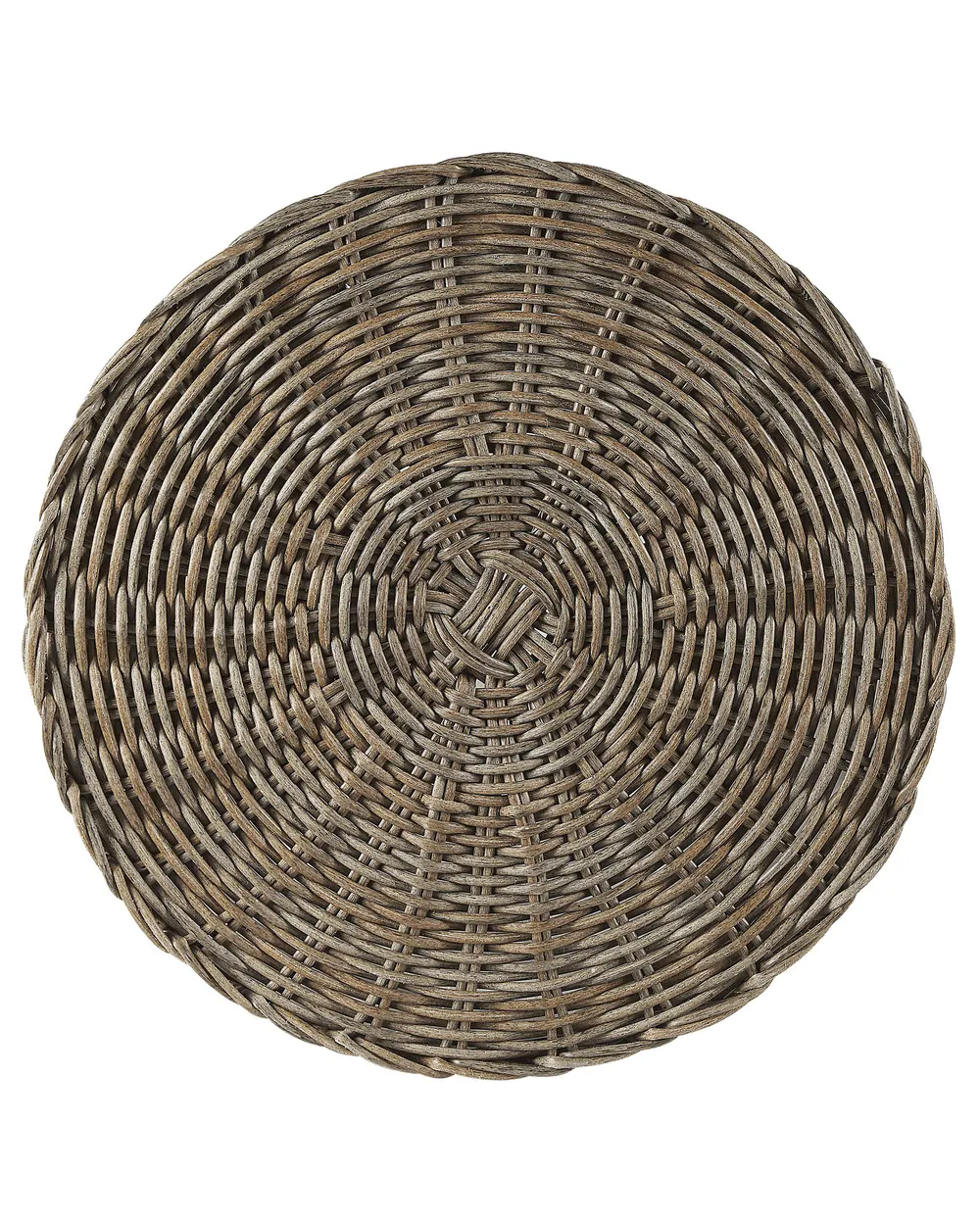 Set med 2 växtkorgar i rotting BITOLA 40/48 cm Konstrotting Brun_771262