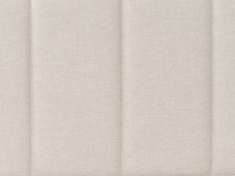 Säng med LED-belysning BEAULIEU Beige 180 x 200 cm med förvaring med USB-port_993572