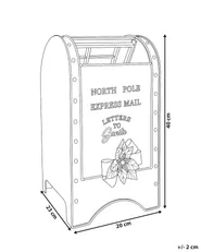 Santa Post Box MUHOS 40 cm Red_1173754