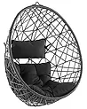 Hanging Chair ALATRI PE Rattan Black