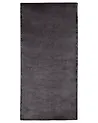 Rug GESI Dark Grey 80 x 150 cm Viscose
