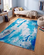 Rug BOZAT Blue 140 x 200 cm_1177586