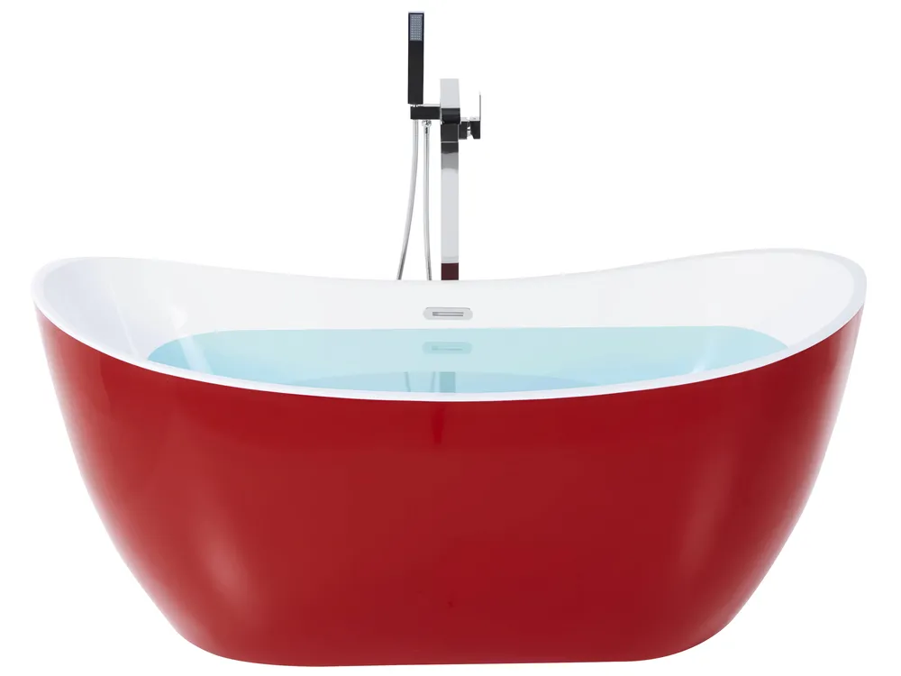 Freestanding Bathtub ANTIGUA 1500 x 750 mm Red