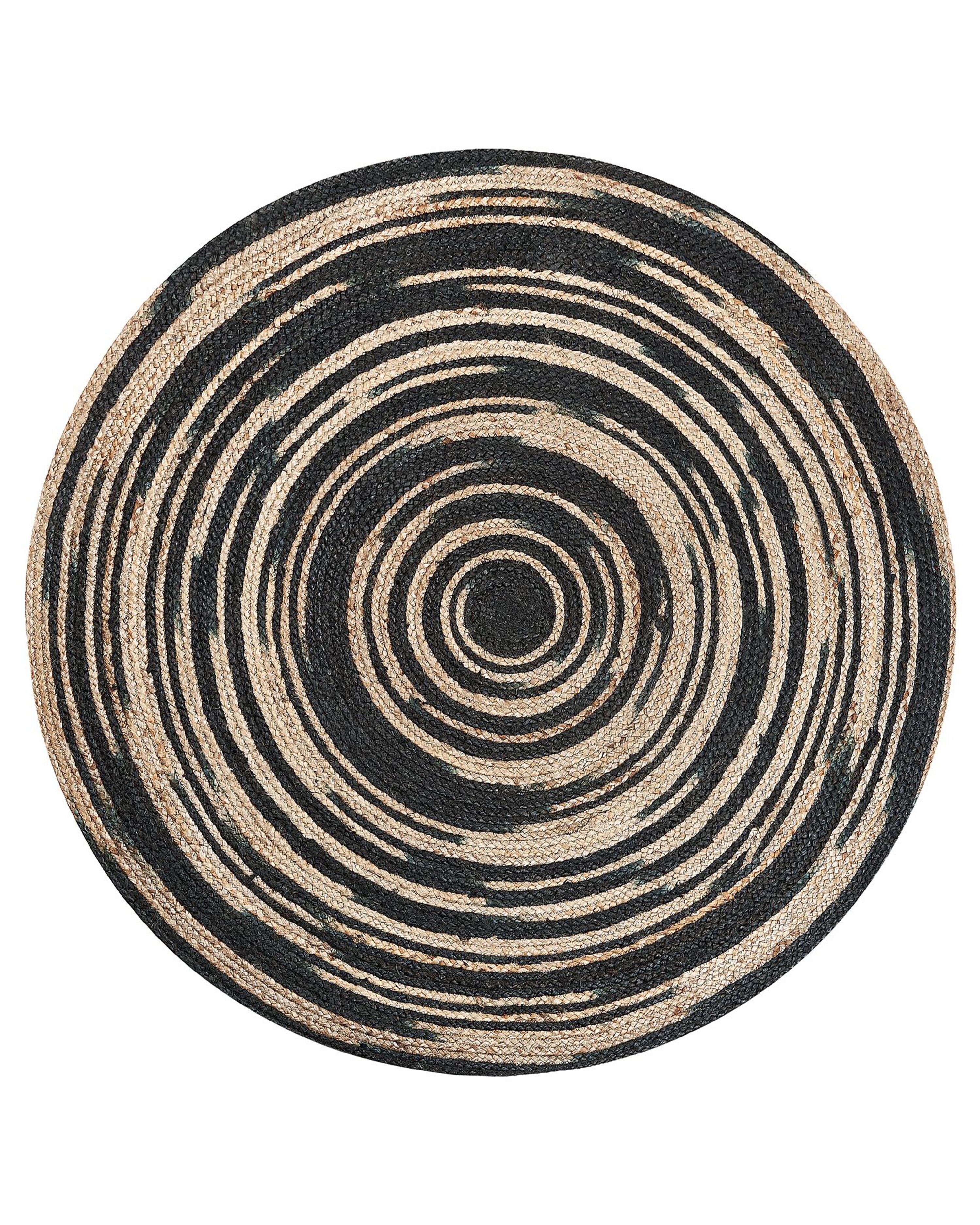 Teppe ARTORA Beige ø 140 cm Jute