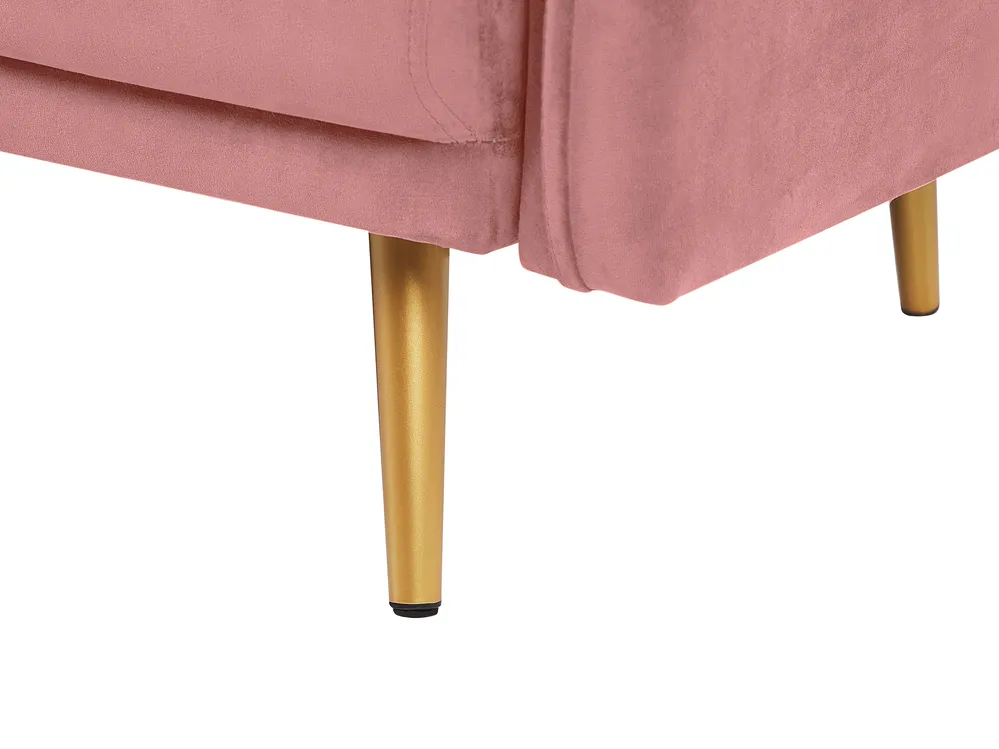 Soffa 3-sits MAURA Sammet Rosa_789477