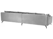 Sofa 4 Seater AURE Velvet Light Grey_851539