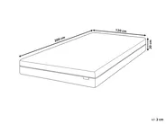 Memory Foam Mattress MEMORY BALANCE PLUS H2/3 Medium 120 x 200 cm (EU Small Double)_1109656