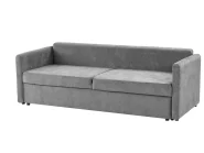 Bäddsoffa 3-sits BLEIK med förvaring Chenille Ljusgrå_944955