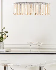 Chandelier MANDEO Glass Silver_919555