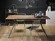 Matbord AMSTERDAM Mörkbrun 160 cm 90 cm_1177903