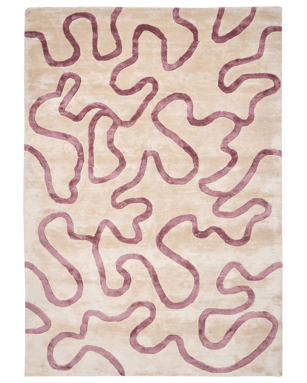 Matta KAPPAR Beige 160 x 230 cm Viskos
