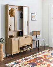 Hallway Set MALENY Light Brown_1073927