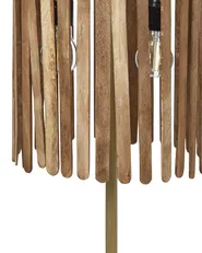 Table Lamp KAVERI Mango Wood Brown_868189