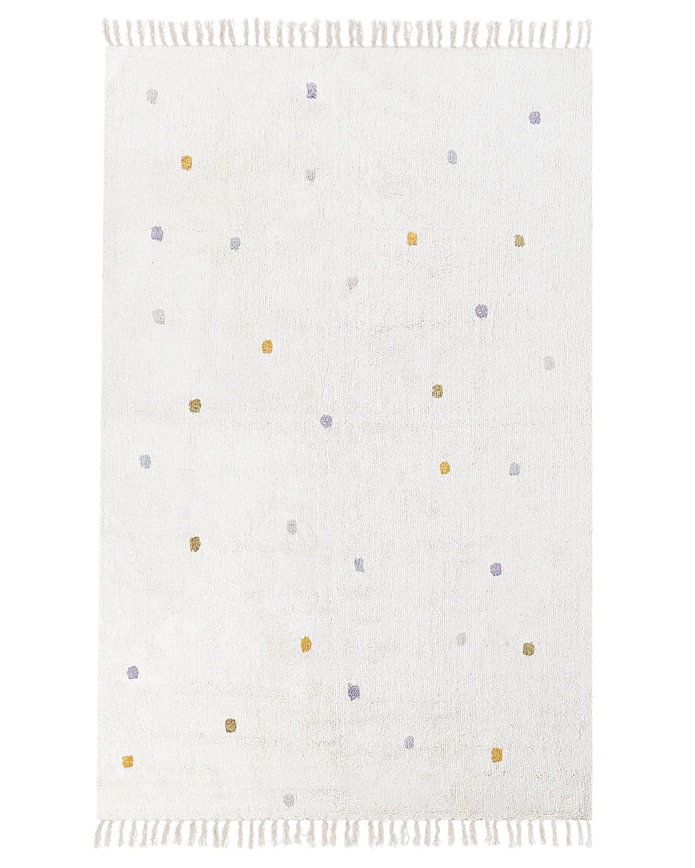 Rug ASTAF Off-White 140 x 200 cm Cotton