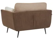 Living Room Set 4 Seater BOLGA Fabric Brown_1075693