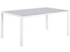 Garden Dining Table CATANIA 160 cm 91 cm Glass Grey