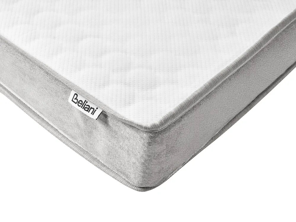 Divan Bed without Headboard Fabric COUNTESS 180 x 200 cm (EU Super King) Light Grey_1054453