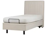 Justerbar säng  DUKE II 90 x 200 cm Ljusbeige_910514