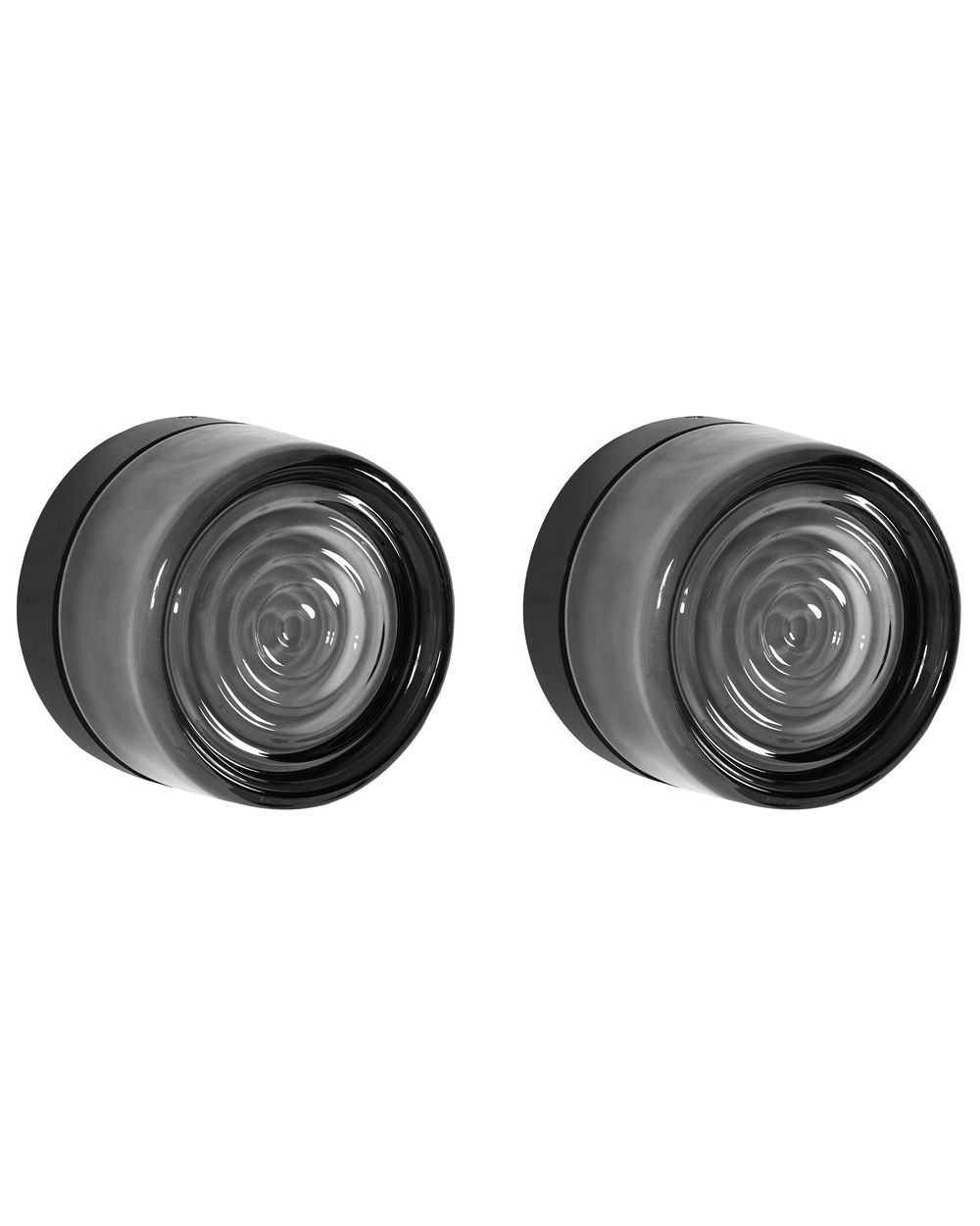 Set of 2 Outdoor Wall Lights VEIGA Grey