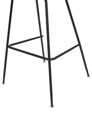 Set med 2 barstolar ARCOLA Sammet Off-White_902379